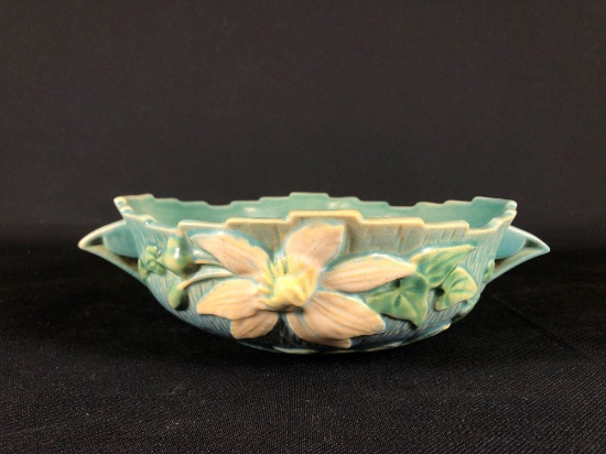 Roseville Clematis Double Handled Bowl
