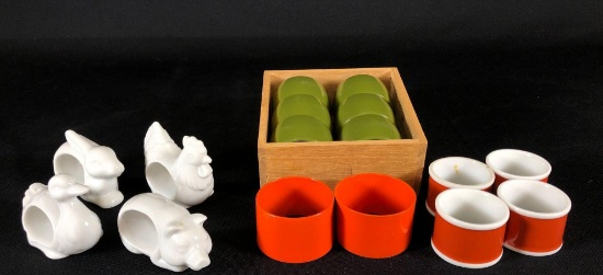 (4) Sets of Napkin Rings