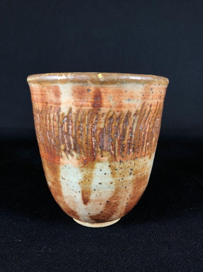 Monte Colgren (American 1928-2016) Ceramic Vase, .Signed, 6" Tall
