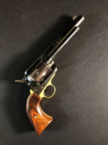 Hawes Western Marshall .357 Mag. Revolver, w/ Leather Hunter Holster, Made By J.P. Sauer & Son