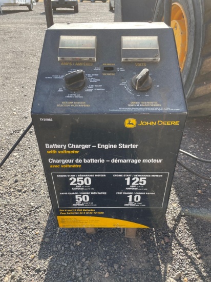 John Deere Battery Charger w/ AVEC Volt Meter