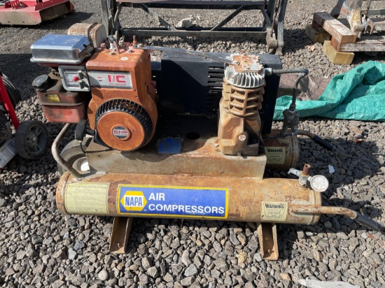 1989 Napa Air Compressor Model # 82-105, 5Hp, Briggs and Stratton Motor Serial # T007270