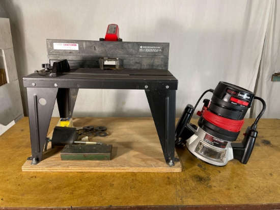 Craftsmen Table Top Router & Table