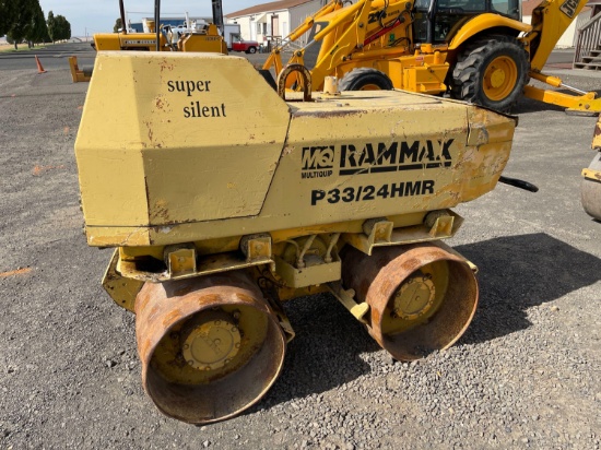 2003 Rammax Vibratory Dual Drum Compactor Roller Model P33-24HHMR