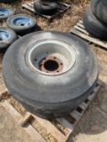 Steel Rims with used old tires, Size 14