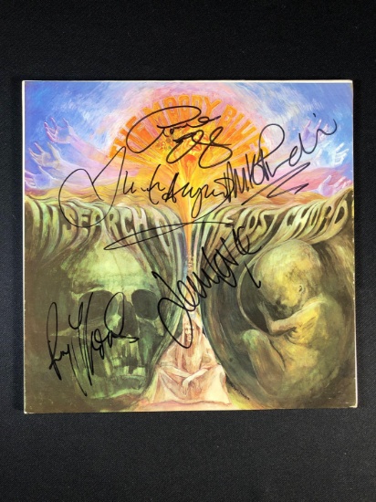 The Moody Blues "In Search of The Lost Chord" Autographed Album