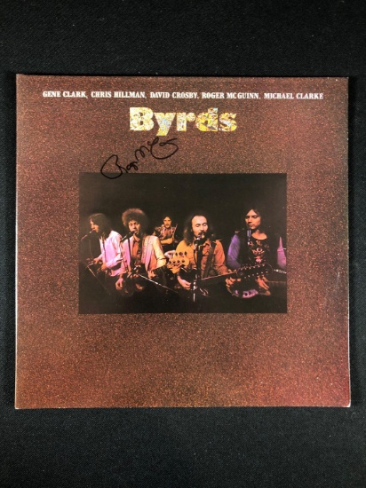 The Byrds Self Titled Autographed Album Signed by Roger McGuinn