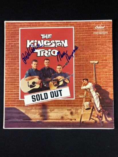 The Kingston Trio "Sold Out" Autographed Album Signed by Bill Zorn and Nick Reynolds