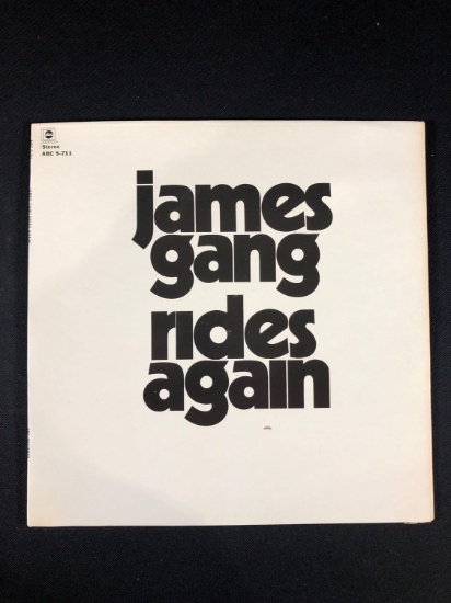 The James Gang "James Gang Rides Again" Autographed Album Signed by Joe Walsh