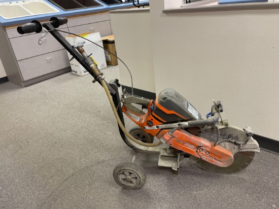 Husqvarna K970 Rescue Saw Converted Into Concrete Saw