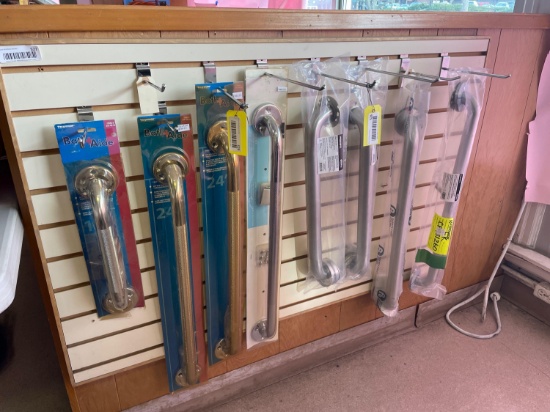Wall Mounted Slat Board Display (4' x 2-1/2')