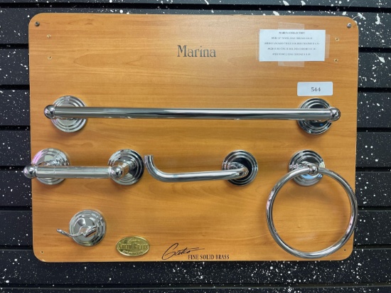 (5) Piece Marina Chrome Bathroom Fixtures