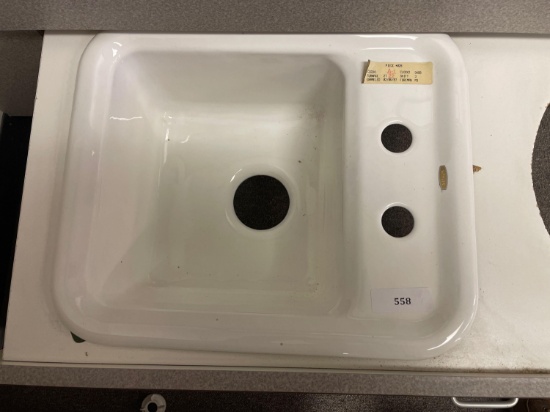 Kohler Enameled Cast Iron Drop In Sink w/ 4"Center set