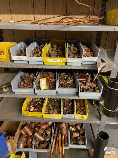 Assortment Of Clean Copper Parts w/ Trays
