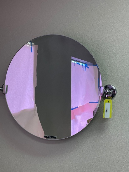20" Circular Wall Mounted Mirror