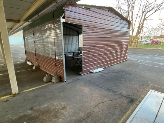 Metal Outdoor Enclosed Seating Area