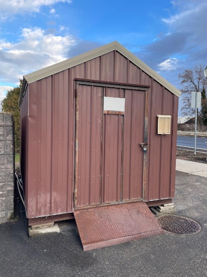 Modular Storage Shed w/ Swing Door