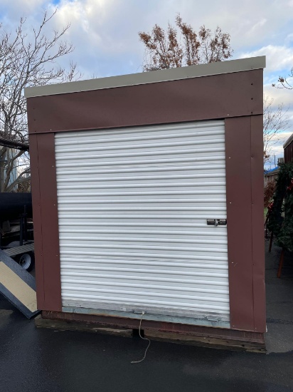 Metal Storage Shed w/ Roll Down Door