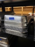 (10) Full Size Hotel Pans 2-1/2