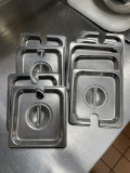 (10) 1/8 Hotel Pan Lids