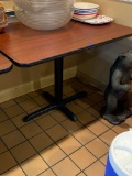 Formica Top Pedestal Table 42