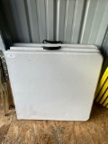 (3) 6' Collapsible Bifold Vinyl Tables