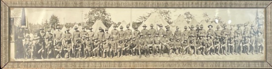 Photo Of "Company F 161st. Infantry , Camp Vermilya June 1928