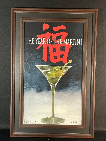 Bullas, Will, "Year of the Martini", LEGC, 1/75, Framed