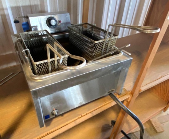 Star Countertop Double Basket Deep Fryer