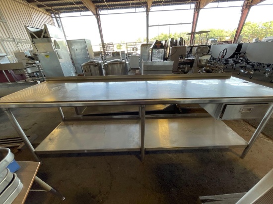 Stainless Steel Prep Table w/ Drawer & Lower Shelf