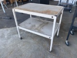 2-Shelf Metal Media Cart 30