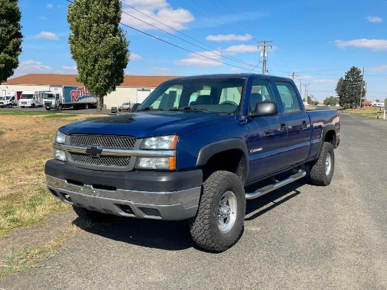 2003 Chevrolet Silverado Pickup Truck, VIN # 1GCHK23U43F208584