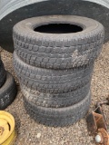 Set Of Wintercat 265/70R17 Studded Snow Tires