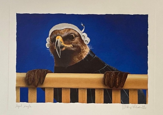 Bullas, Will, "Legal Eagle", 888/1000, Framed