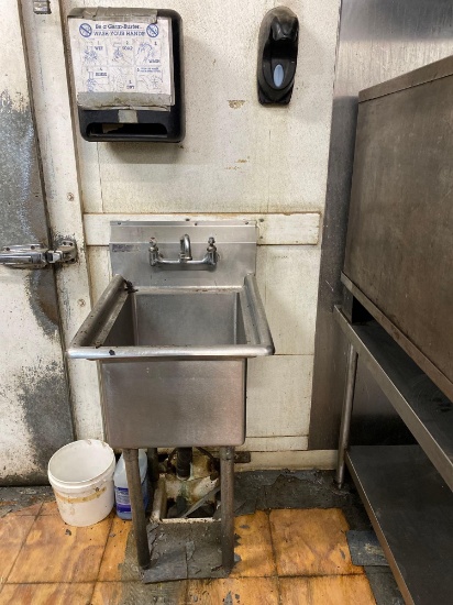 Elkay Stainless Steel Hand Sink, Towel Dispenser, & Soap Dispenser