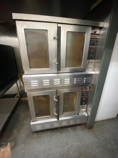 Lang Selectronic Double Stack Convection Oven, Gas