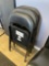 (5) Padded Metal Folding Chairs