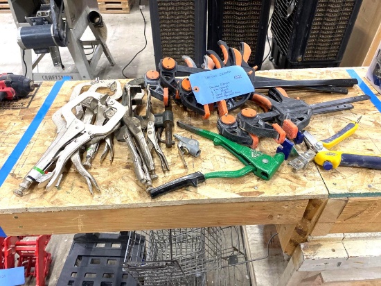 Large Assortment Of Clamps