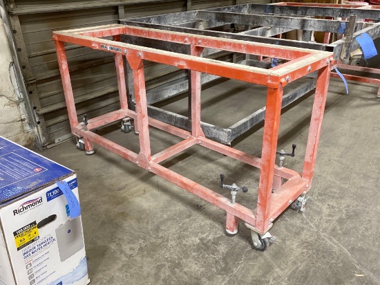 Abaco Metal Caster Mounted Working Table