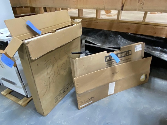 (3) Stainless Steel Wall Shields