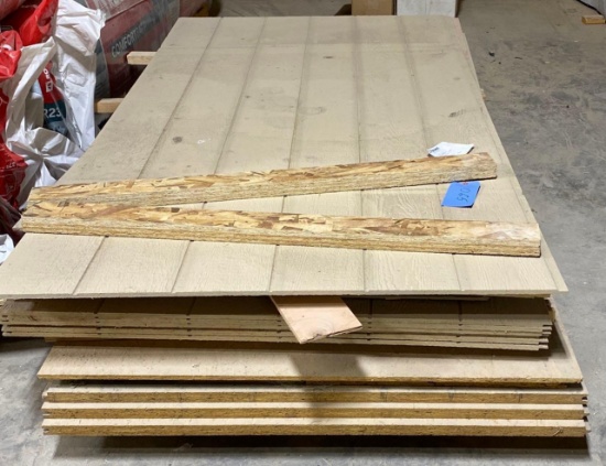 (4) 1-1/8" Subfloor 4' x 8', (7) T-111 Siding, Assorted Other Plys