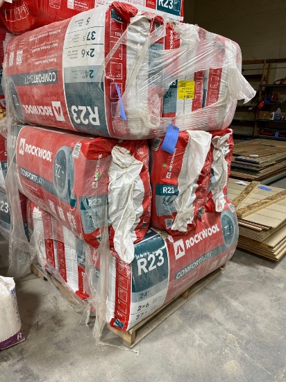 (9) Rockwool R23 Insulation 2'x6' 24 On Center