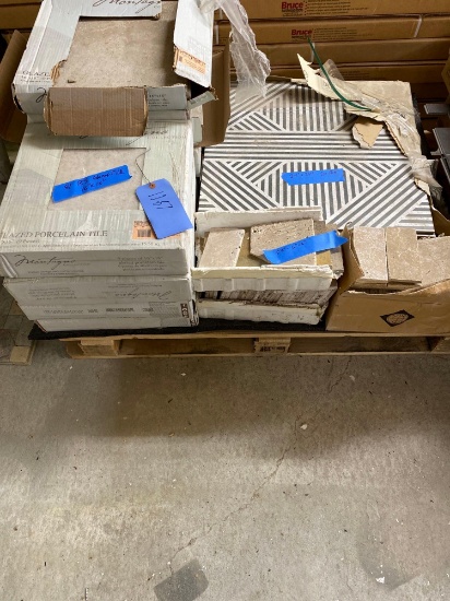 (81) Pieces of Glazed Tile, 16" x 16"