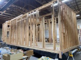 Tiny House 36'l x 14'w x 15-1/2' 2x6 w/ 4-Axle Metal Framed Trailer