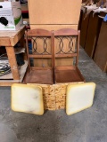 Set of (2) Hardwood Chairs Matching Previous Dinette Sets