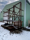 Quarter Inch Steel Material Rack