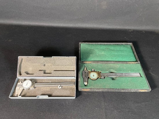 Zeus Dial Caliper (1963) & Midway Precision S.S. Dial Caliper