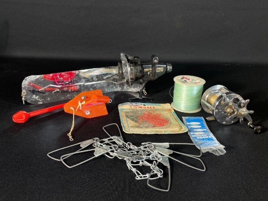 Antique Fishing Equipment w/ Other Assorted Gear