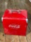 1950's Action Mfg. Coca-Cola-Cooler w/ Inner Tray, Side Bottle Opener, Handle, & Drain