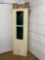 Custom Corner Cabinet w/ Glass Shelves...